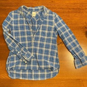 J. Crew plaid shirt, S (petite)